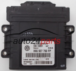 CENTRALITA ECU CAJA DE CAMBIO AUTOMATICO VOLKSWAGEN PASSAT 09G 927 750 FP, 09G927750FP