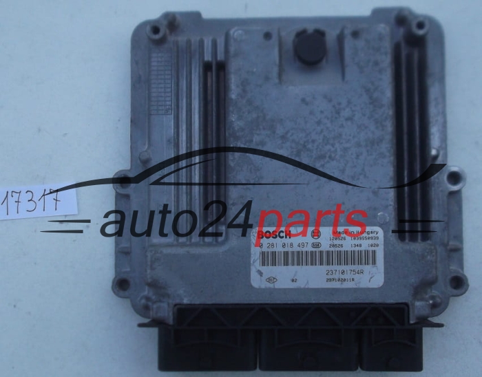 Μονάδα Ελέγχου Κινητήρα RENAULT TRAFIC 2.0 HDI BOSCH 0 281 018 497, 0281018497, 237101754R, 237102011R