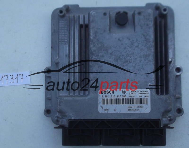 Μονάδα Ελέγχου Κινητήρα RENAULT TRAFIC 2.0 HDI BOSCH 0 281 018 497, 0281018497, 237101754R, 237102011R