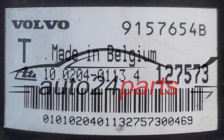 POMPE HYDRAULIQUE ET CALCULATEUR d'ABSVOLVO V70 9157654B, ATE 10.0204-0113.4,  9467582, 10.0949-0407.3