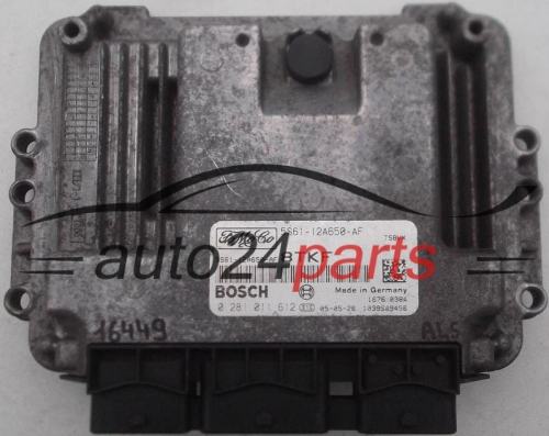 ECU CENTRALITA DE MOTOR FORD 1.6 TDCI BOSCH 0 281 011 612, 0281011612, 5S61-12A650-AF, 5S6112A650AF