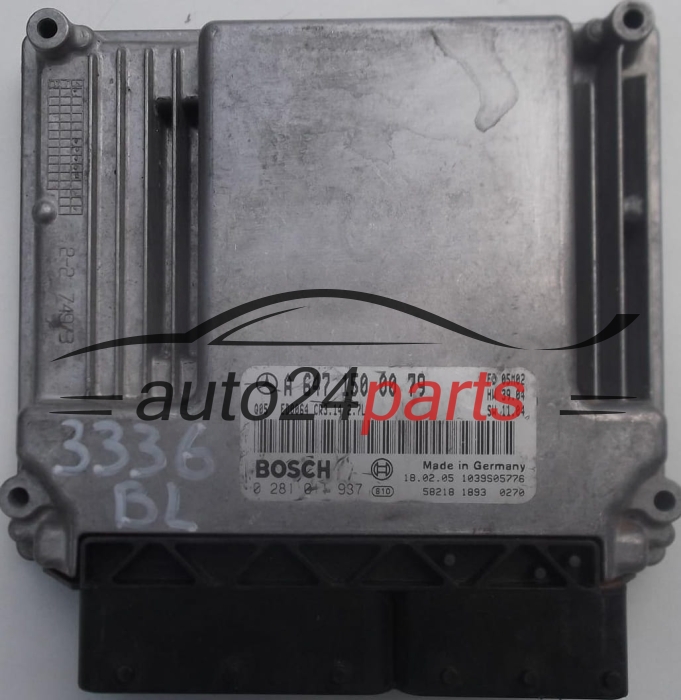calculateur moteur pour mercedes w211 e270 2.7 cdi