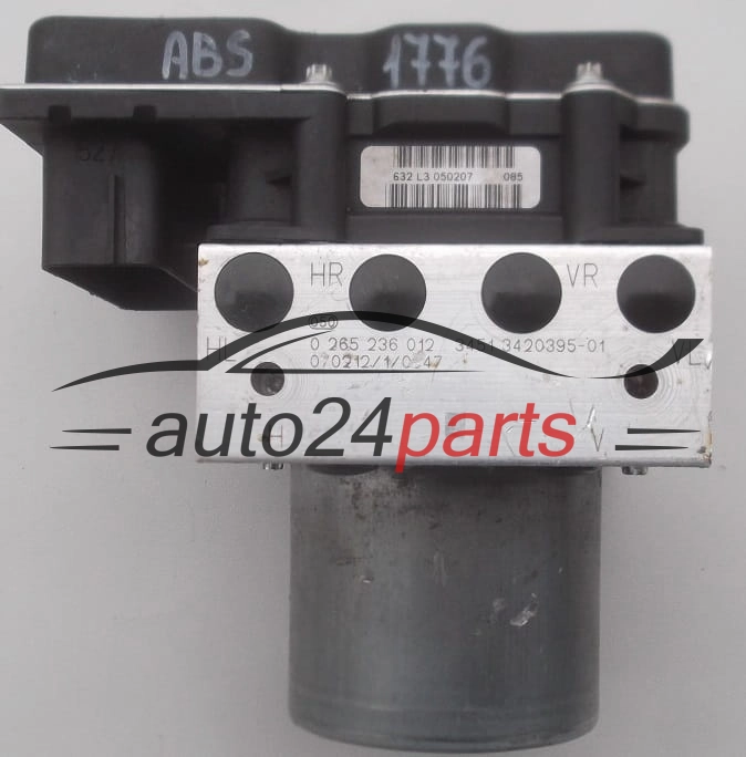 ABS PUMP BMW X3 E83 BOSCH 0 265 236 012, 3451 3420395-01