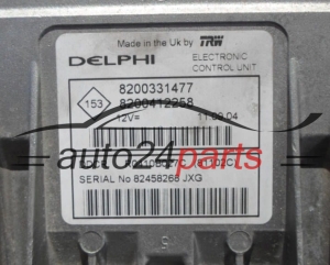 Μονάδα Ελέγχου Κινητήρα RENAULT CLIO 1.5 DCI Delphi R0410B027C, 8200331477, 8200412258