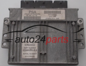 ECU ENGINE CONTROLLER PEUGEOT 206 1.4 SAGEM 21585264-8 A, 215852648A, 96 569 727 80, 9656972780, 9655659480 