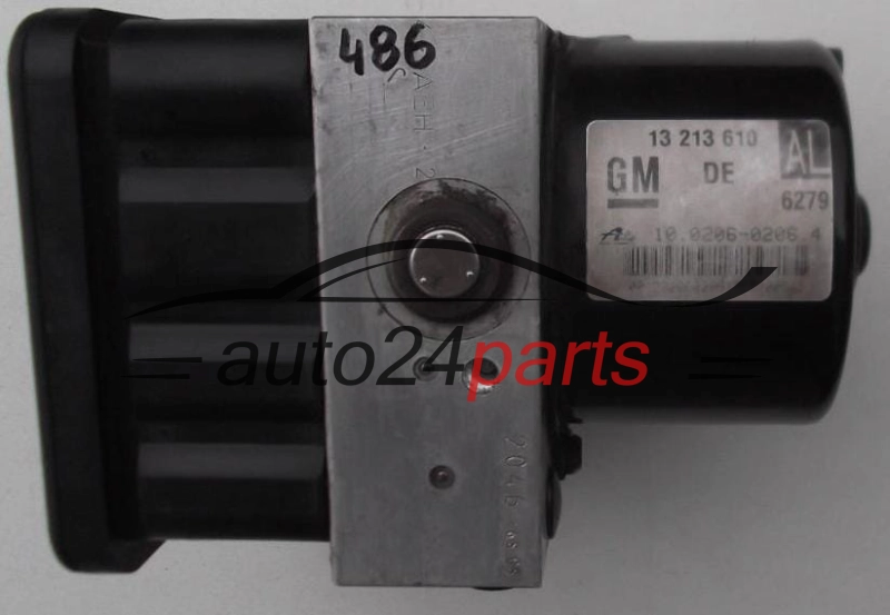 ABS OPEL ASTRA H ZAFIRA B GM 13 213 610 AL, 13213610AL, ATE 10.0206-0206.4, 10020602064, ESP 10.0960-0539.3, 10096005393