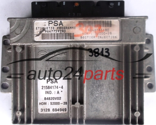 ECU CENTRALITA DE MOTOR PEUGEOT 307 1.4 SAGEM 21584174-4