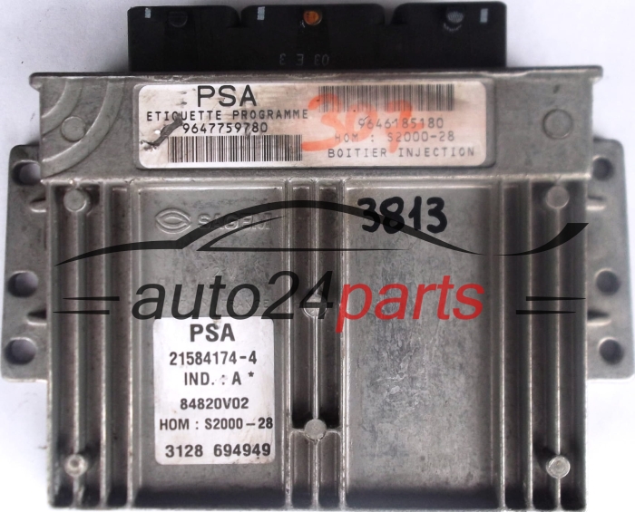 ECU CENTRALITA DE MOTOR PEUGEOT 307 1.4 SAGEM 21584174-4