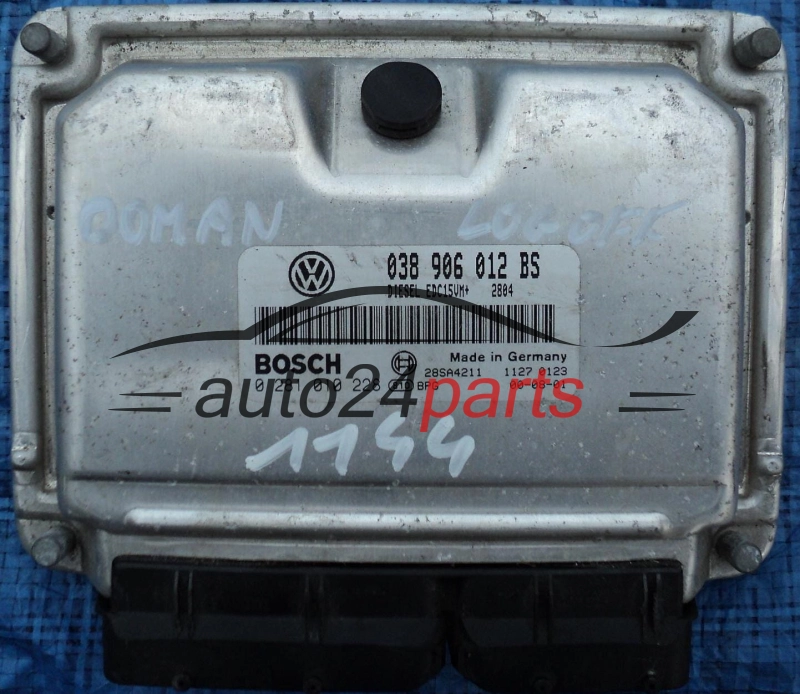 CENTRALINA MOTORE SEAT LEON TOLEDO 1.9 TDI 038906012BS, BOSCH 0281010228