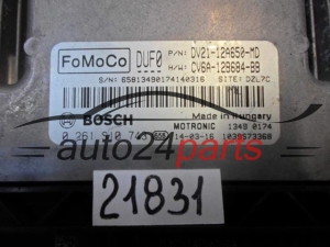 Μονάδα Ελέγχου Κινητήρα FORD BOSCH 0 261 S10 743, 0261S10743, DV21-12A650-MD, DV2112A650MD 
