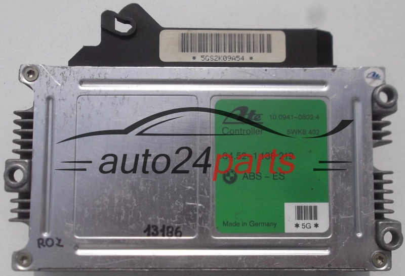 ECU CONTROLLER ABS BMW E36 ATE Controller 5WK8 402, 5WK8402, 10.0941-0802.4, 10094108024, 34.52-1 138 219, 34521138219