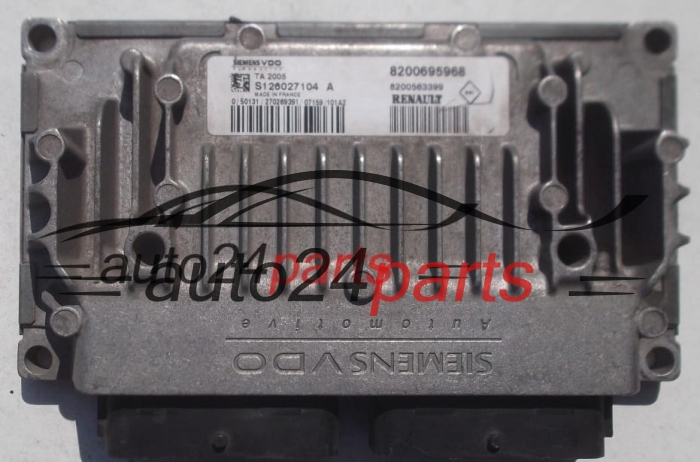ECU αυτόματο κιβώτιο ταχυτήτων RENAULT MEGANE 1.9 SIEMENS VDO S126027104 A, S126027104A, 8200695968, 8200563399