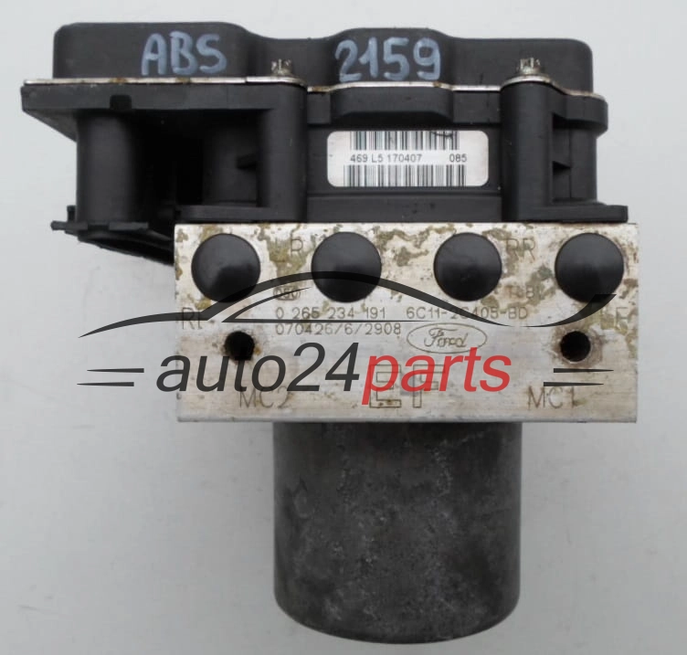 ABS POMPA I STEROWNIK FORD TRANSIT BOSCH 0 265 234 191, 6C11-2C405-BD