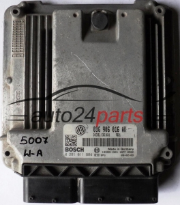ECU ENGINE CONTROLLER SEAT LEON 1.9 TDI 03G 906 016 AK, 03G906016AK, BOSCH 0 281 011 884, 0281011884 