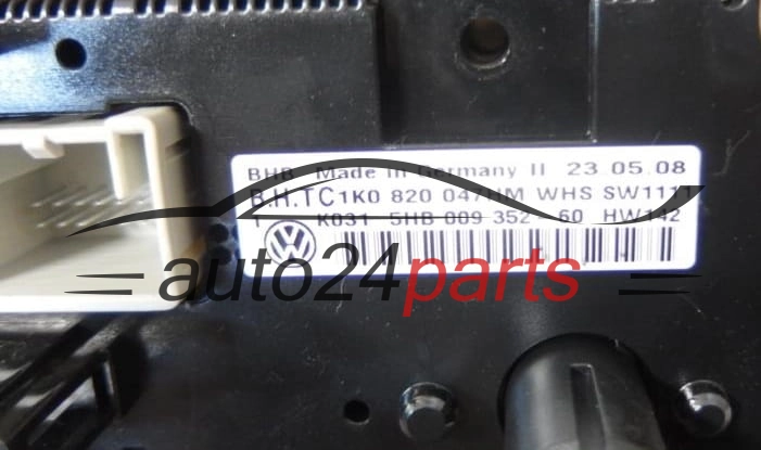 VOLKSWAGEN GOLF PASSAT 1K0 820 047 HM / 1K0820047HM / 5HB 009 352-50 / 5HB00935250