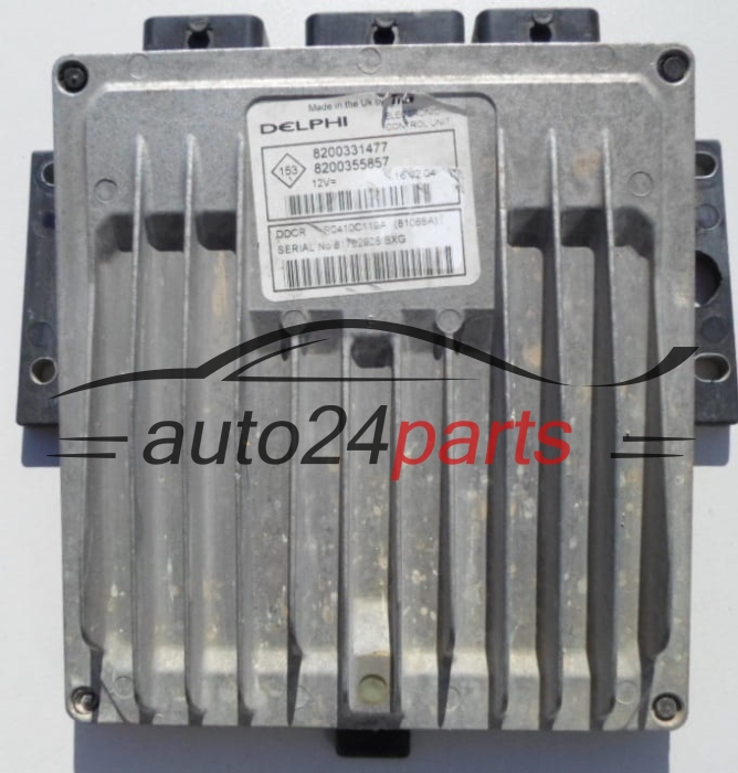 MOTORSTEUERGERÄT ECU STEUERGERÄT  RENAULT CLIO 1.5 DCI Delphi R0410C119A, 8200331477, 8200355857 