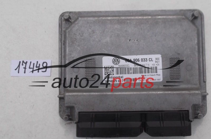 ECU CENTRALITA DE MOTOR SKODA OCTAVIA 1.6 CONTINENTAL 5WP40429 04