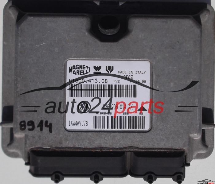 ECU CENTRALITA DE MOTOR VW VOLKSWAGEN LUPO 1.4, 036 906 014 AK, 036906014AK, 61600.413.08, 6160041308, IAW4AV.V8 