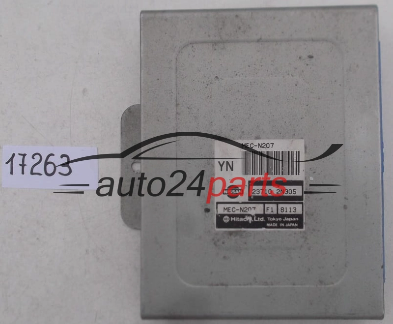 CENTRALINA MOTORE NISSAN ALMERA 1.4 HITACHI MEC-N207 F1, MECN207, 23710 2N305, 237102N305 YN