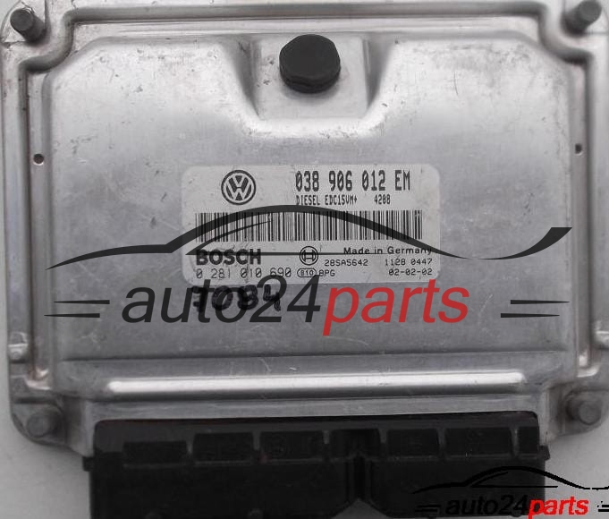 ΜΟΝΑΔΑ ΕΛΕΓΧΟΥ ΚΙΝΗΤΗΡΑ SEAT IBIZA 1.9 TDI BOSCH 0281010690, 038906012EM