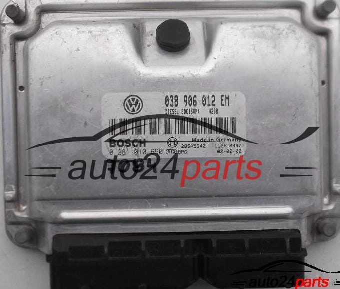 ΜΟΝΑΔΑ ΕΛΕΓΧΟΥ ΚΙΝΗΤΗΡΑ SEAT IBIZA 1.9 TDI BOSCH 0281010690, 038906012EM