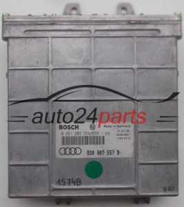KOMPUTER STEROWNIK SILNIKA AUDI A4 1.6 8D0907557B, 8D0 907 557 B, BOSCH 0261203554/555, 0 261 203 554, 0 261 203 555