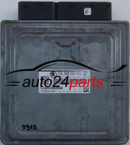 SKODA OCTAVIA 1.9 TDI 03L906023AG, 03L 906 023 AG, SIEMENS DIESEL SIMOS PCR2.1 CAYC 5697 CONTINENTAL 5WP42814 AA.jpg