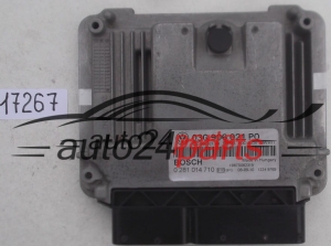 ECU ENGINE CONTROLLER SKODA OCTAVIA 2.0 TDI BOSCH 0 281 014 710, 0281014710, 03G 906 021 PQ, 03G906021AB, EDC16U34