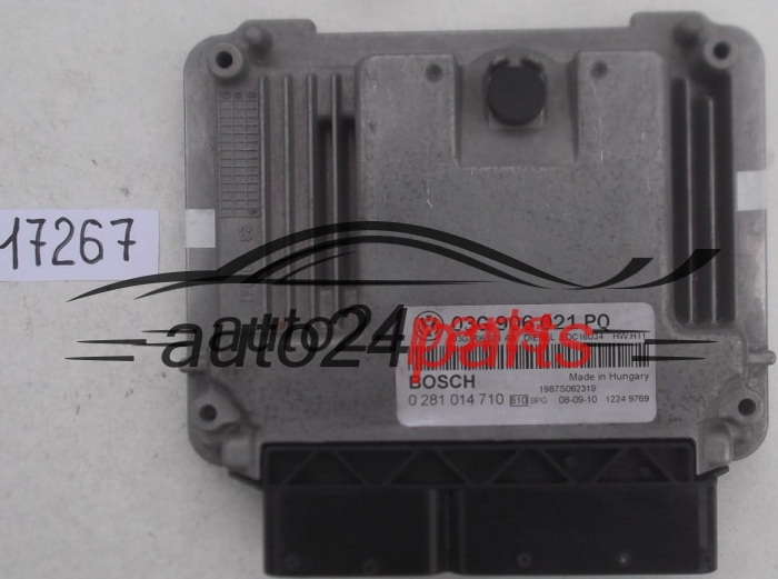 ECU ENGINE CONTROLLER SKODA OCTAVIA 2.0 TDI BOSCH 0 281 014 710, 0281014710, 03G 906 021 PQ, 03G906021AB, EDC16U34