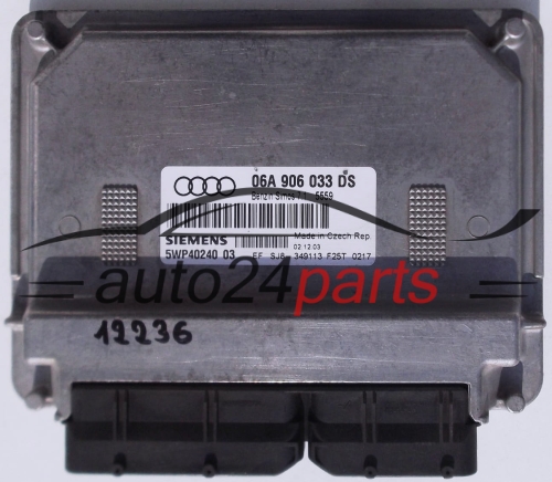 Μονάδα Ελέγχου Κινητήρα AUDI A3 SIEMENS 5WP40240 03,  06A 906 033 DS