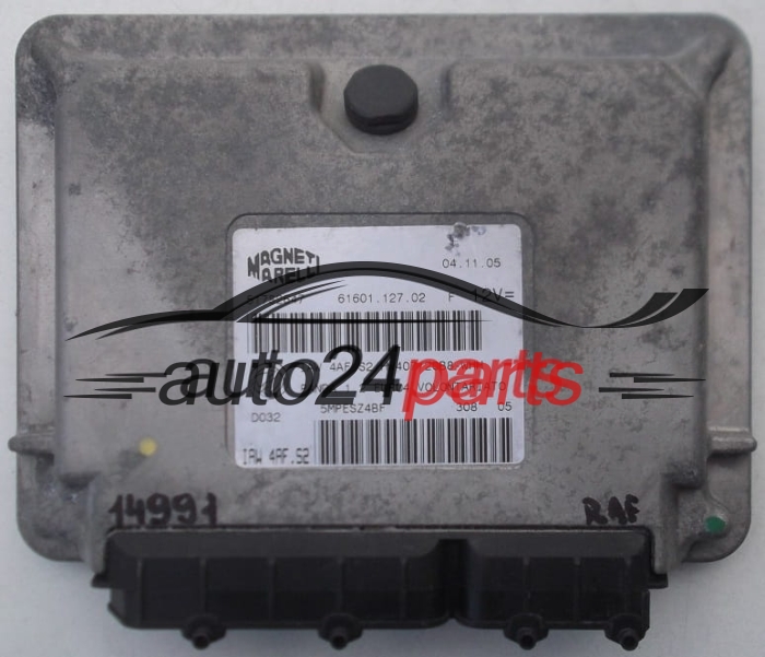 Μονάδα Ελέγχου Κινητήρα FIAT PANDA 1.2 MAGNETI MARELLI IAW 4AF.S2,  51782647, 61601.127.02