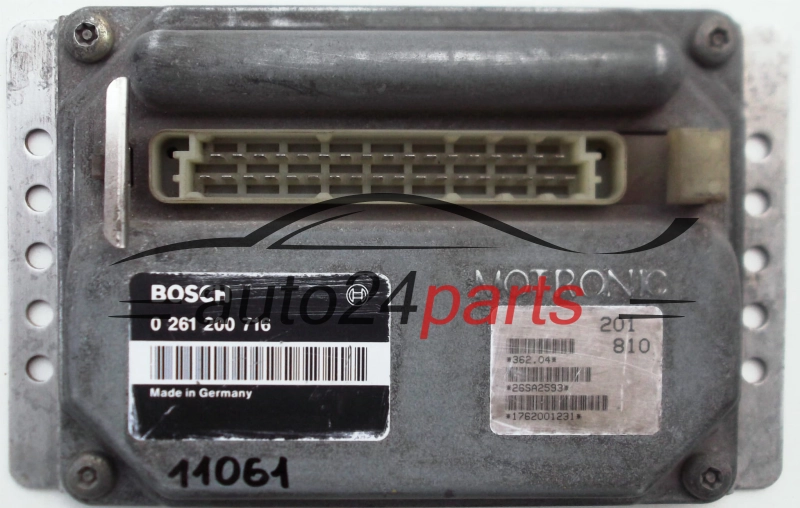 KOMPUTER STEROWNIK SILNIKA LANCIA Y 1.1 BOSCH 0 261 200 716, 0261200716, 7778785, 26SA2593, 201