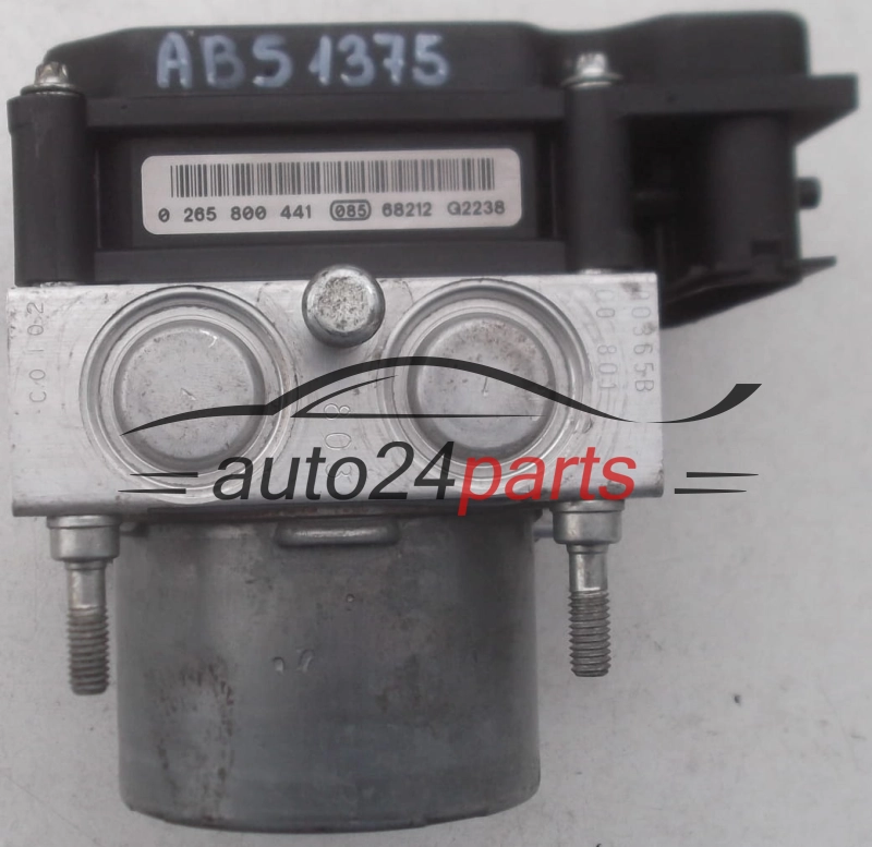 ABS HYDRAULIK-AGGREGAT MIT STEUERGERAET CITROEN C1 TOYOTA AYGO PEUGEOT BOSCH 0 265 231 579, 0265231579, 44510-0H010, 445100H010, 0 265 800 441, 0265800441
