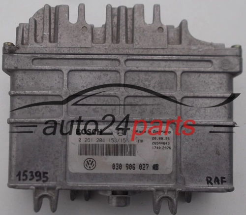 KOMPUTER STEROWNIK SILNIKA SEAT IBIZA BOSCH 0 261 204 153/154, 0261204153, 0261204154, 030 906 027 AB, 030906027AB