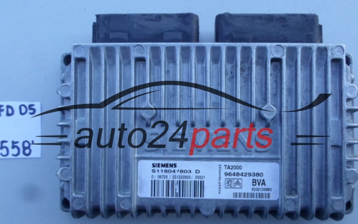 Centralina cambio automatico PEUGEOT 406 2.0 HDI SIEMENS S118047803D, S118047803 D, 9648429380