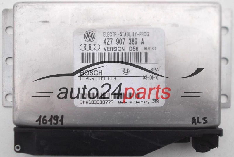 ECU CONTROLLER ABS ESP AUDI ALLROAD 4Z7907389A