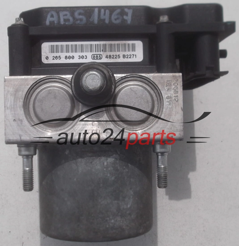 Aντλία ABS OPEL CORSA C COMBO MERIVA TIGRA B BOSCH 0 265 231 306, 0265231306, 24469609 GF, 0 265 800 303