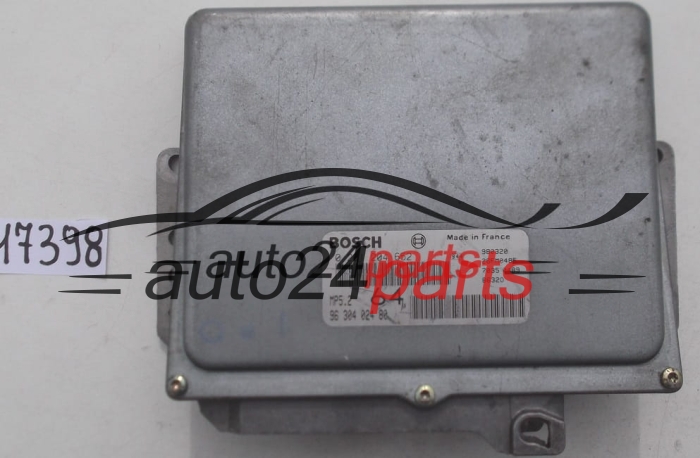 Μονάδα Ελέγχου Κινητήρα CITROEN XSARA PEUGEOT 306 2.0 BOSCH 0 261 204 652, 0261204652, 96 304 024 80, 9630402480