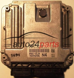 KOMPUTER STEROWNIK SILNIKA TOYOTA YARIS 1.4 D4D 1ND-TV 89661-52L30 N4 8966152L30 BOSCH 0281015695, 0 281 015 695 - 
