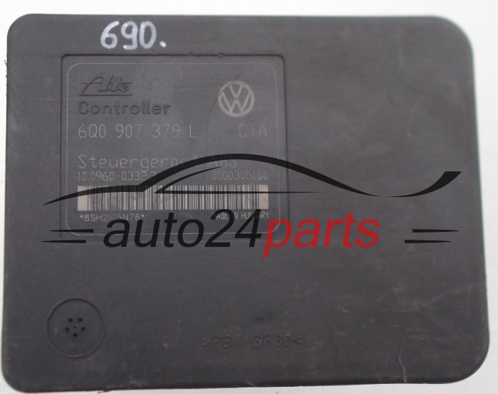 BOMBA DE ABS 6Q0614117H ATE 10020600714 6Q0907379L 10096003323 VOLKSWAGEN POLO