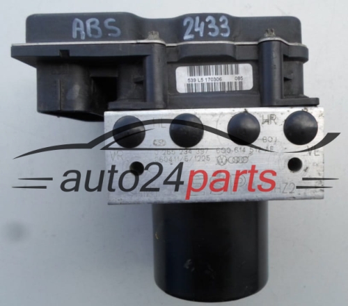 ABS PUMPE BLOCK HYDRAULIKPUMPE STEUERGERÄT VW VOLKSWAGEN SEAT SKODA BOSCH 0 265 234 397, 0265234397, 6Q0 614 517 AE, 6Q0614517AE, 0 265 950 518, 0265950518