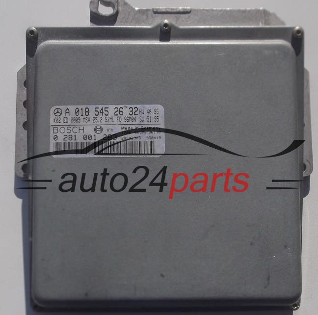 ECU ENGINE CONTROLLER MERCEDES W210 E290 2.9 TD A0185452632, 0185452632, A 018 545 26 32, BOSCH 0281001283, 0 281 001 283 