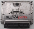KOMPUTER STEROWNIK SILNIKA VOLKSWAGEN LUPO BOSCH 0 281 010 628, 0281010628, 045 906 019 AE, 045906019AE