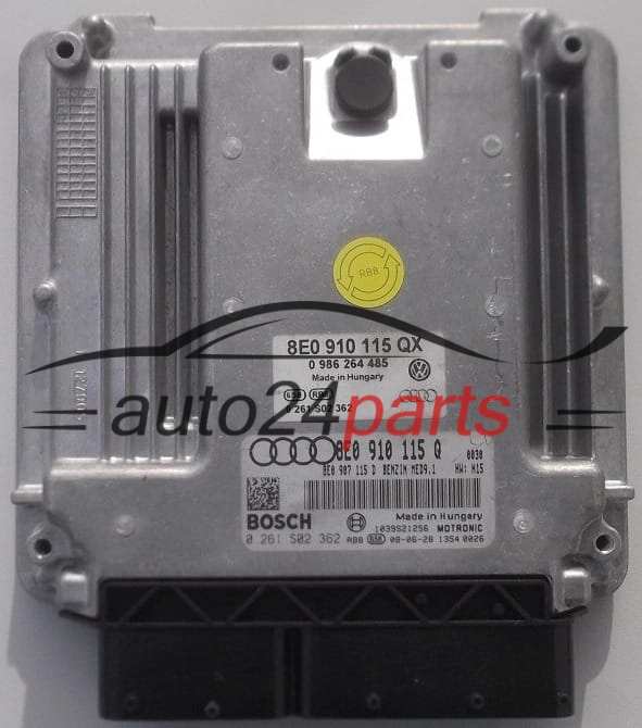 ECU CENTRALITA DE MOTOR  AUDI A4 2.0 TFSI BOSCH 0 261 S02 362, 8E0 910 115 Q
