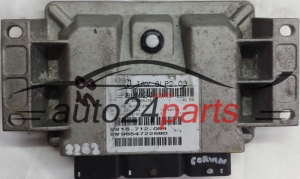 ECU CENTRALITA DE MOTOR PEUGEOT 206 1.4 MAGNETI MARELLI IAW 6LP2.03, IAW6LP203, HW 16.631.044, 16631044, 9647498180, SW 16.712.054, 16712054, 9654722680