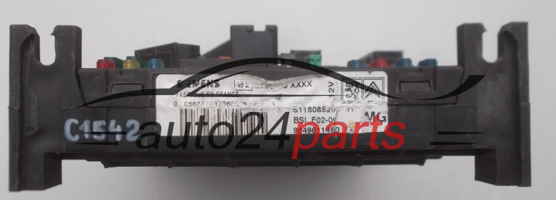 COMFORT CONTROL MODULE  BSI CITROEN 1.4 HDI S118085200 H,  9649811480
