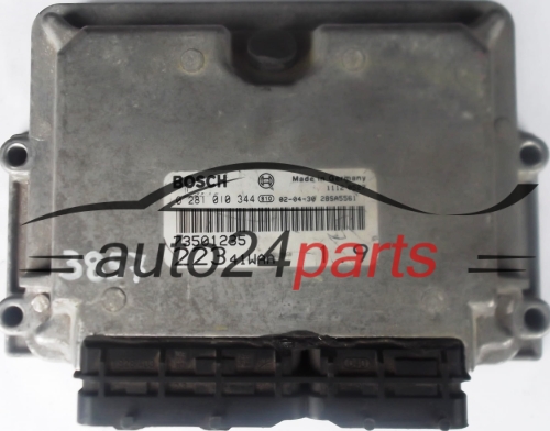 MOTORSTEUERGERÄT ECU STEUERGERAT FIAT DOBLO 1.9 JTD BOSCH 0281010344, 0 281 010 344 73501235 22341WAA
