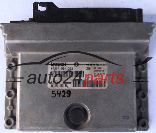 ECU ENGINE CONTROLLER CITROEN XANTIA PEUGEOT 406 1.9TD 9624519580 BOSCH 0281001262 XUDBC02 28RTD845 