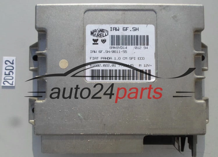  KOMPUTER STEROWNIK SILNIKA FIAT PANDA 1.0 MAGNETI MARELLI IAW 6F.SH, IAW6FSH, 7759445, 61602.022.01, 6160202201