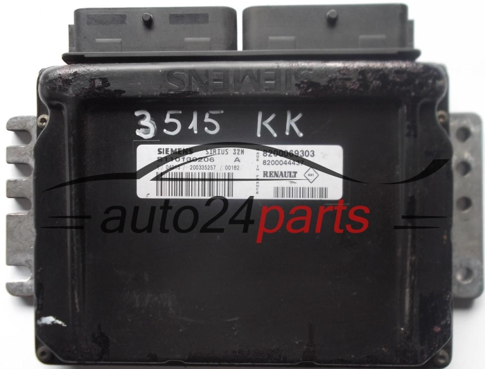 CENTRALINA DO MOTORE RENAULT CLIO SIEMENS S110130206 A,  8200069303